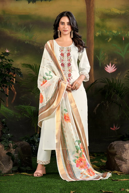 AR 1001 To 1006 Vatican Foil Wholesale Kurti With Bottom Dupatta In India